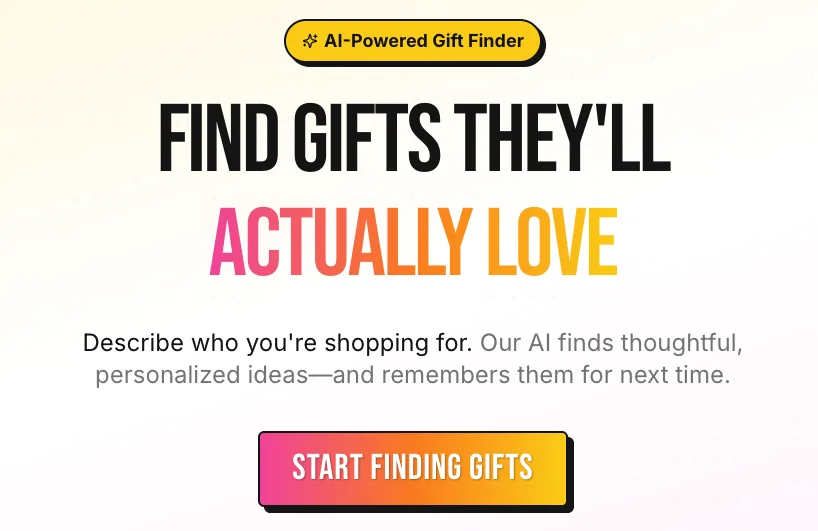 GiftShopper AI screenshot