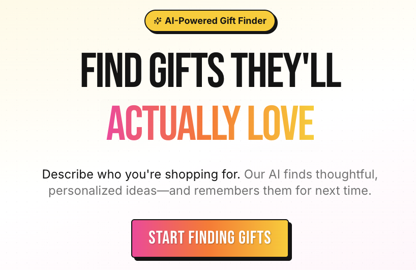 GiftShopper AI screenshot