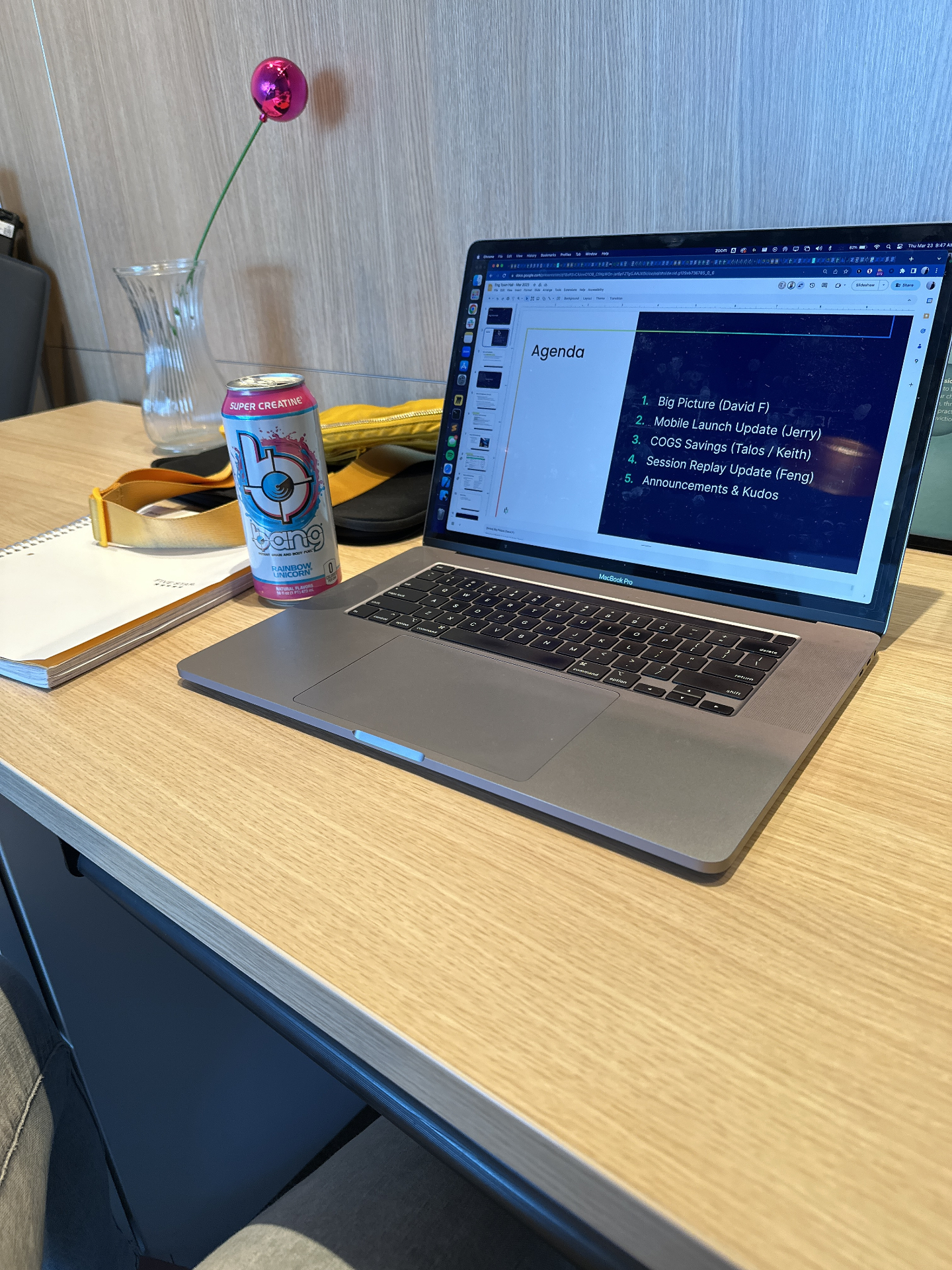 Focused work environment